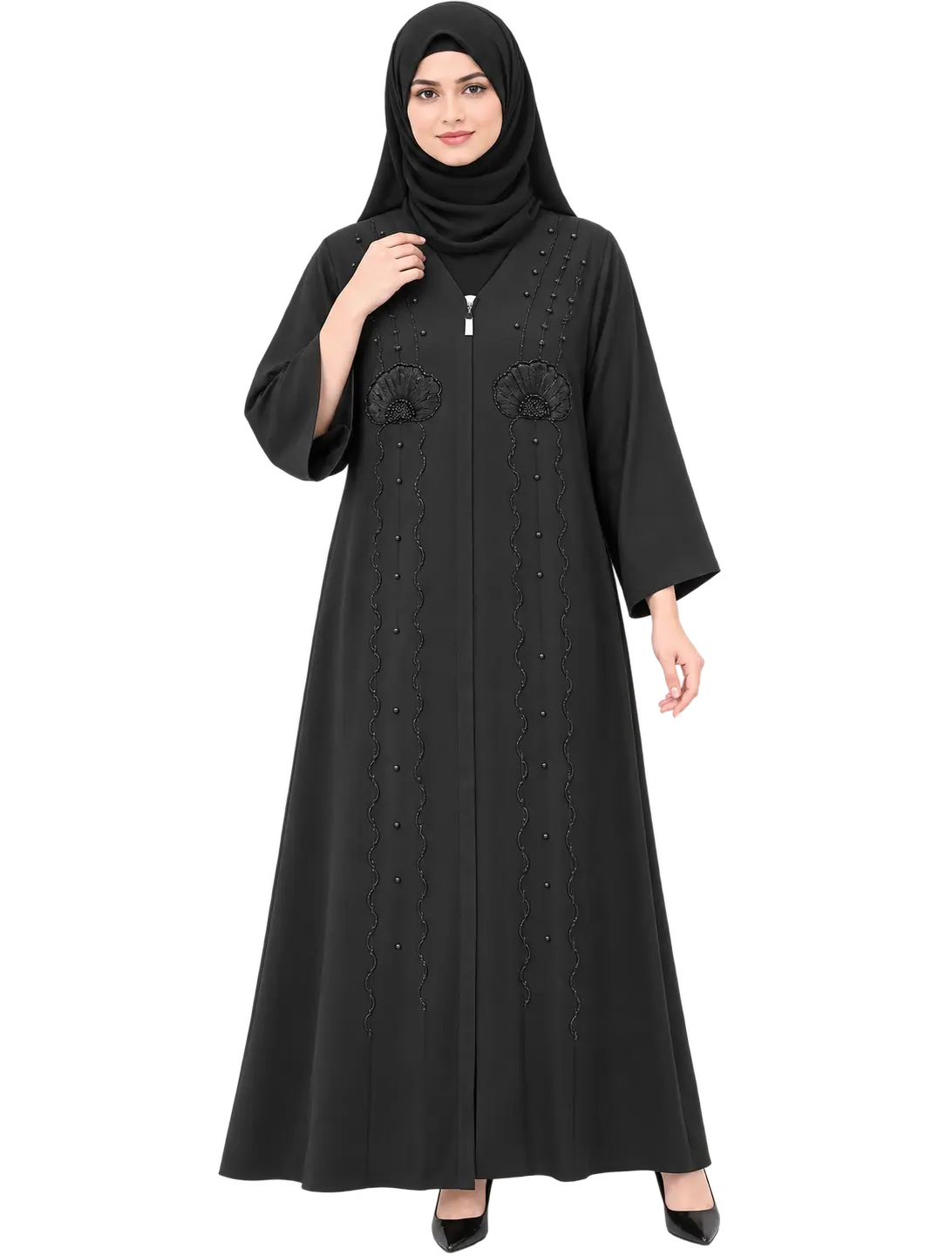 Signature Black Abaya