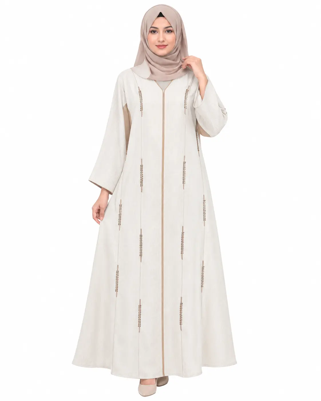 White Designer Niqab